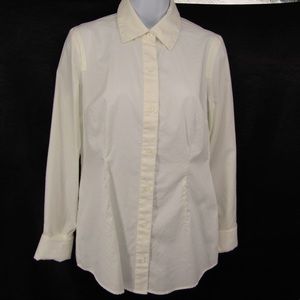 🔥 2 or more 50% off! CAbi white blouse